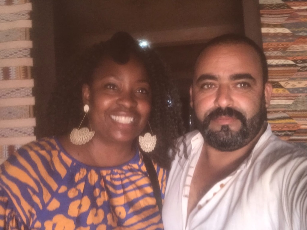 Selfie with client