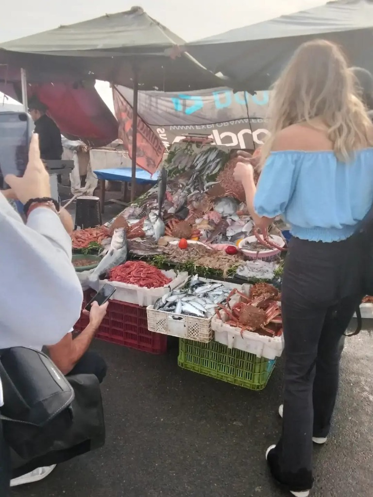 Fresh seafood market Essaouira