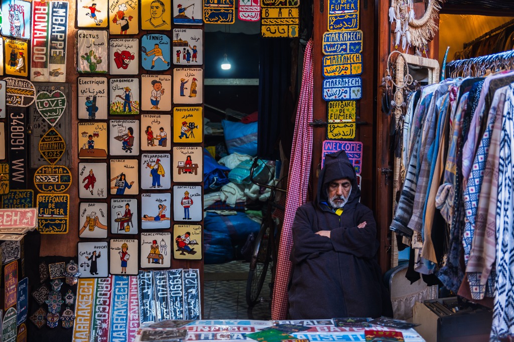 Artisan Shopkeeper in Marrakech Medina