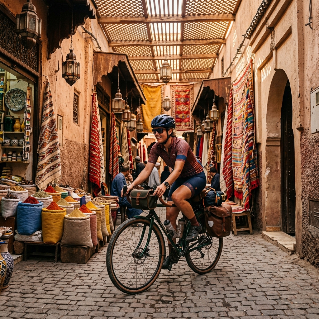 Marrakech medina street